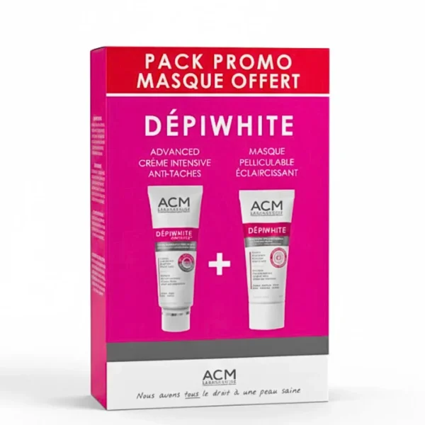 Pack ACM Dépiwhite Advanced Crème Anti-Taches 40 ml + Masque Éclaircissant Offert